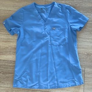 FIGS Ceil Blue Scrubs Small Regular Length